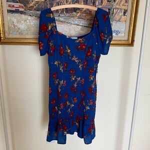 NWT Leith Floral smock dress